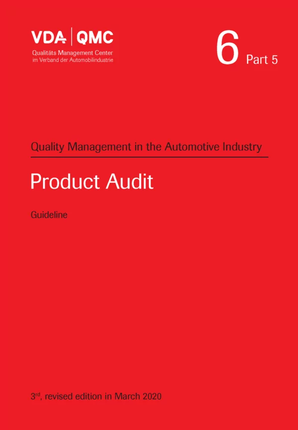 Volume 06 Part 5 Product Audit 03/2020
