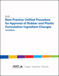 D-22 Best Practice: Unified Procedure for App of Rubber & Plastic